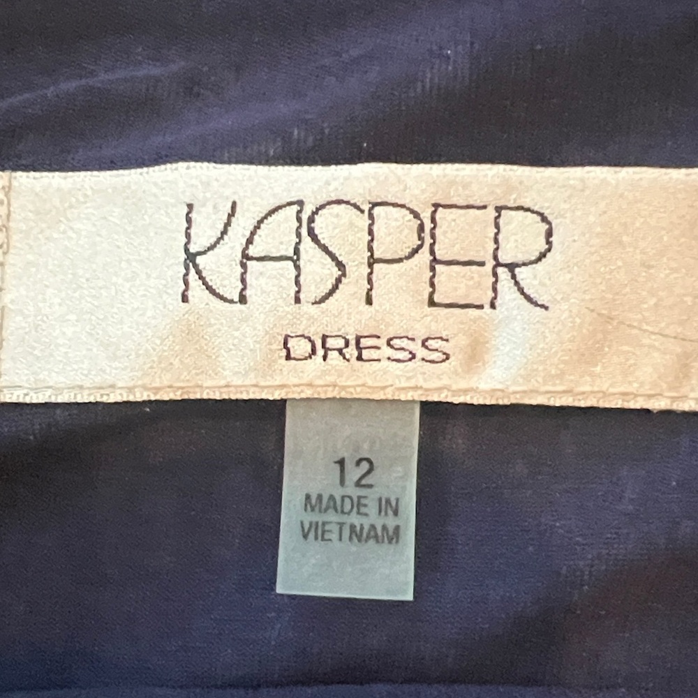 Kasper Black and White Midi Dress - Picture 4 of 16